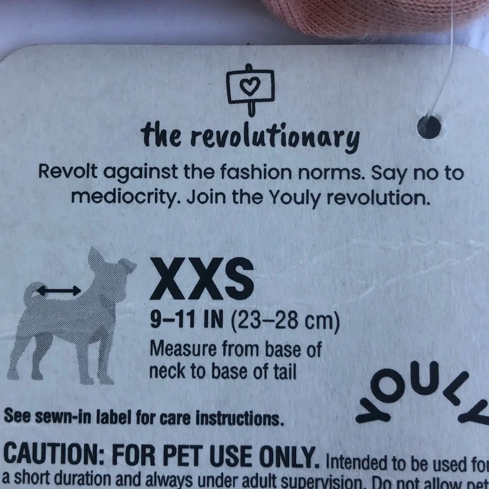 Walk n roll “the Revolutionary” dog t-shirt XXS